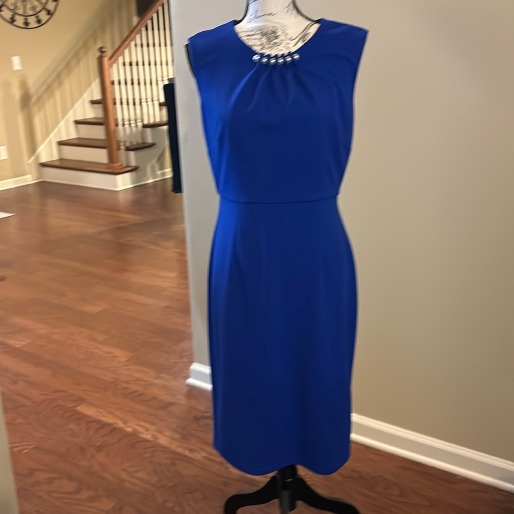 Blue dress, size 8